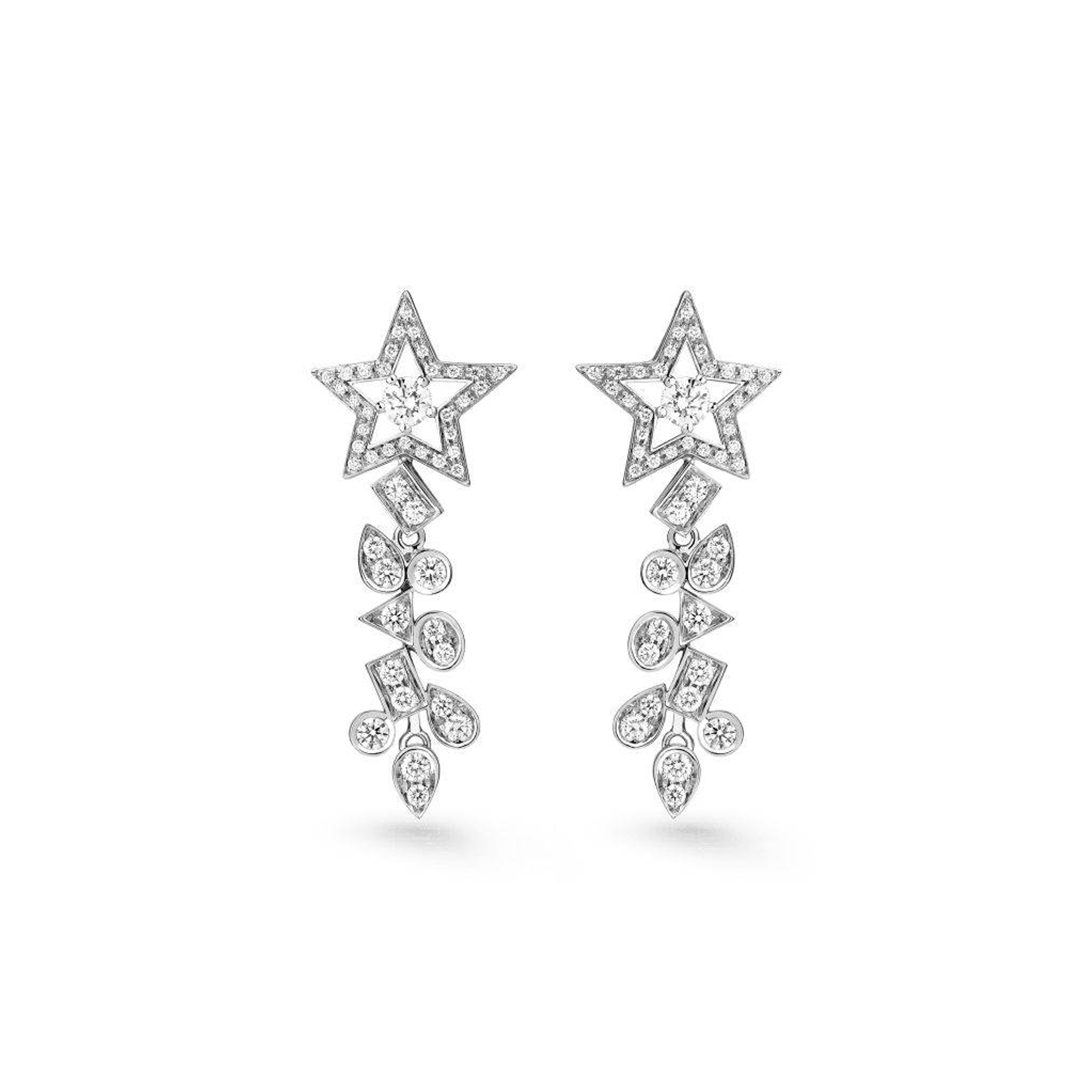 Ch*el Étoile filante earrings j4124
